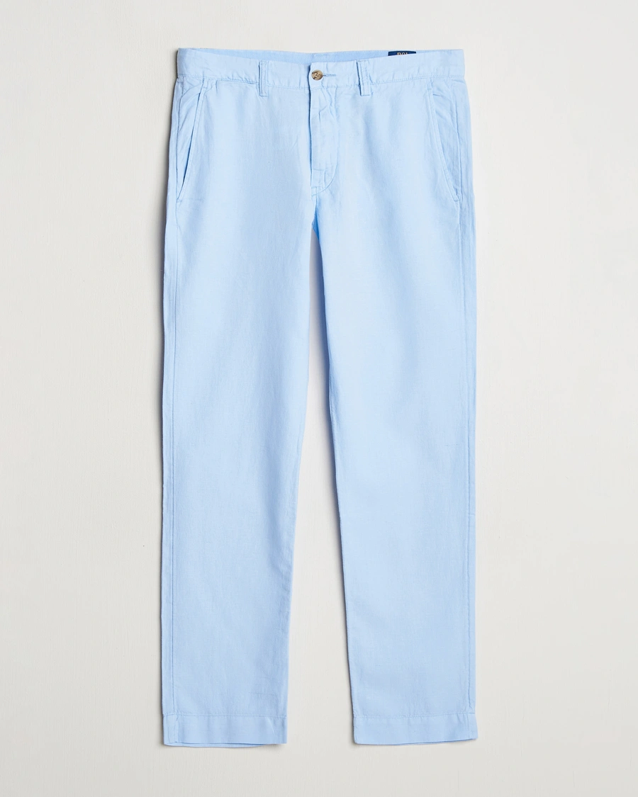 Men | Trousers | Polo Ralph Lauren | Cotton/Linen Bedford Chinos Office Blue