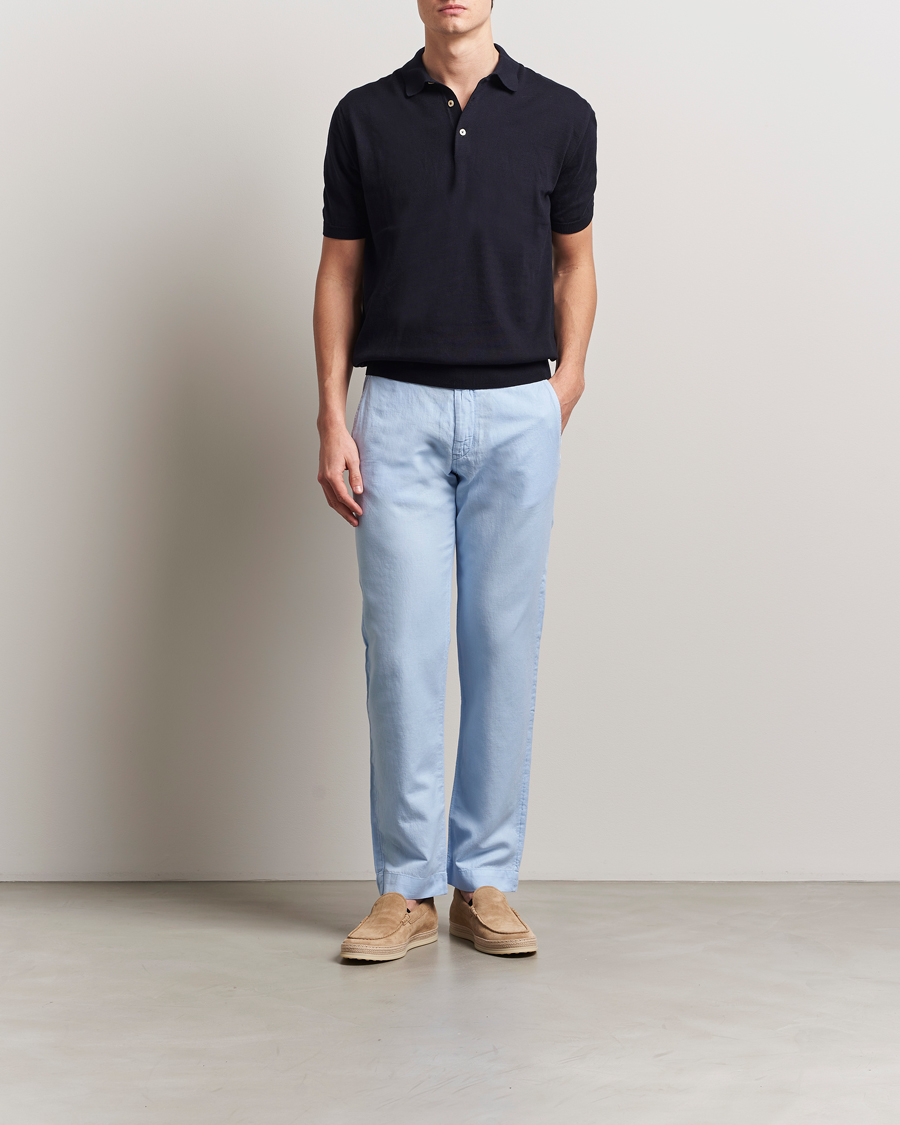 Men | Trousers | Polo Ralph Lauren | Cotton/Linen Bedford Chinos Office Blue
