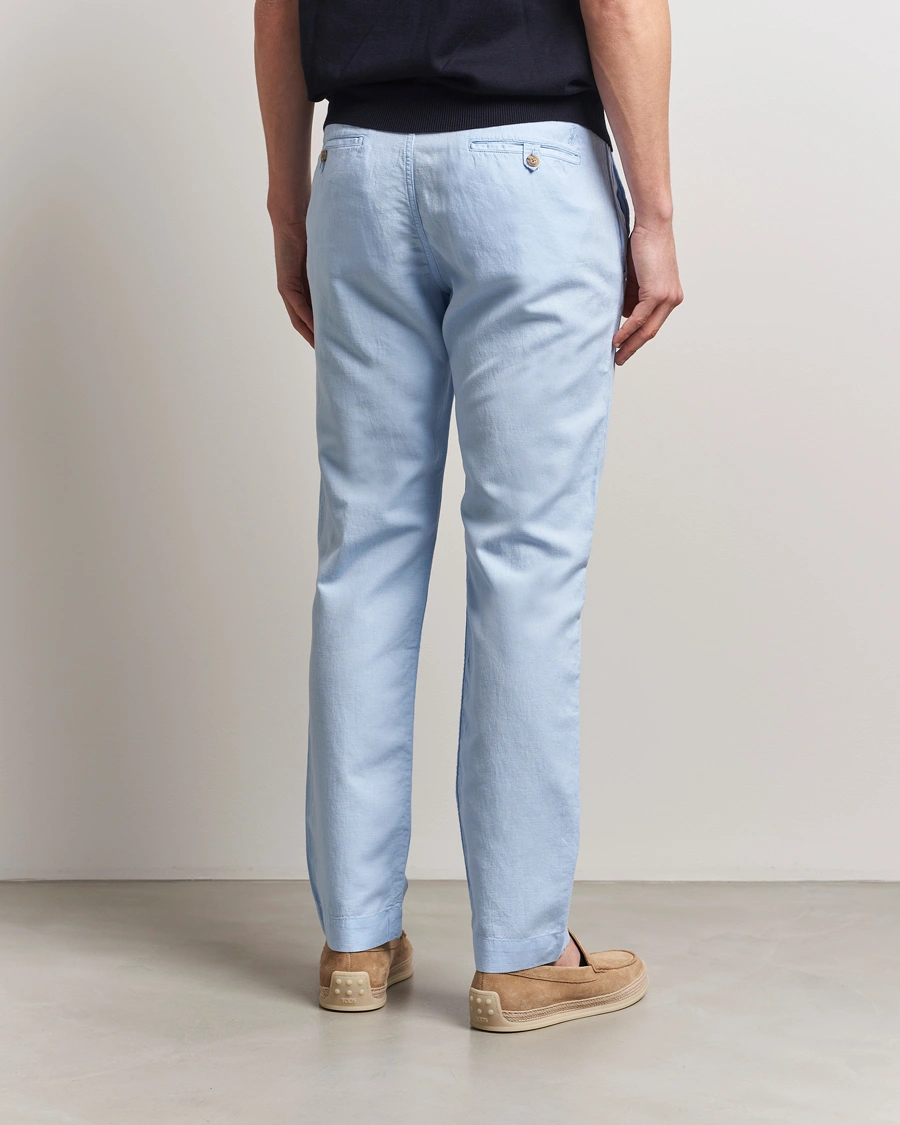 Men | Trousers | Polo Ralph Lauren | Cotton/Linen Bedford Chinos Office Blue