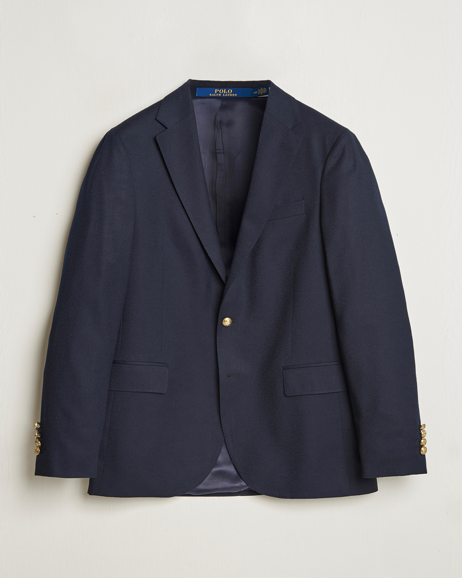 Men | Blazers | Polo Ralph Lauren | Wool Single Breasted Sportcoat Navy