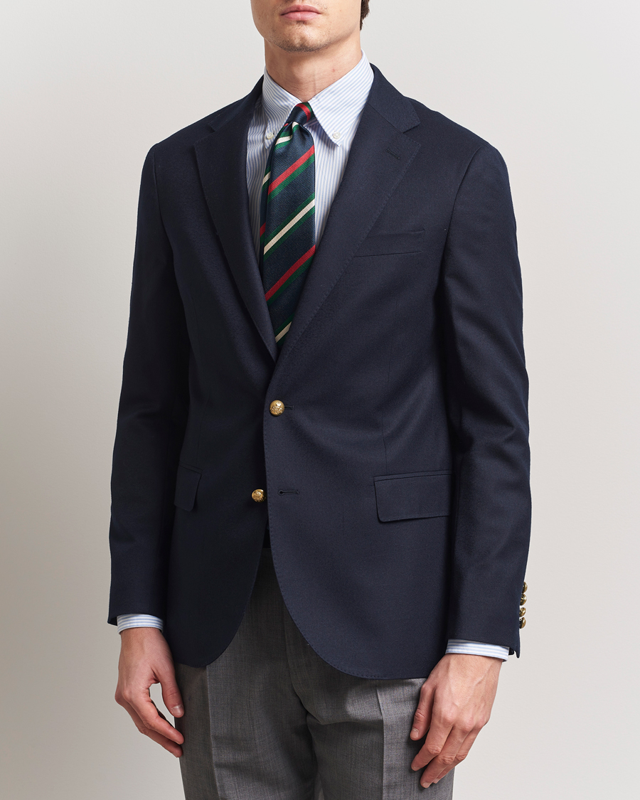 Men | Blazers | Polo Ralph Lauren | Wool Single Breasted Sportcoat Navy