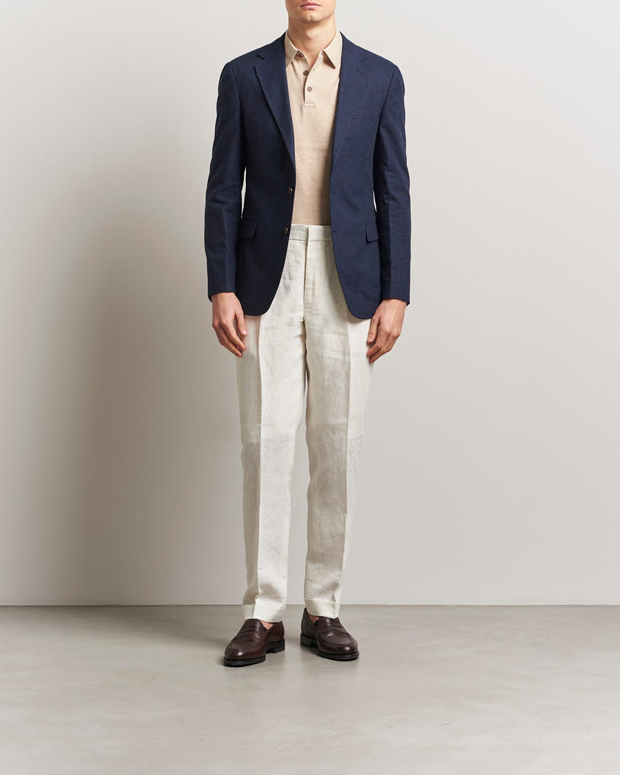 Men | Blazers | Polo Ralph Lauren | Tonal Glenplaid Sportcoat Dark Navy/Navy