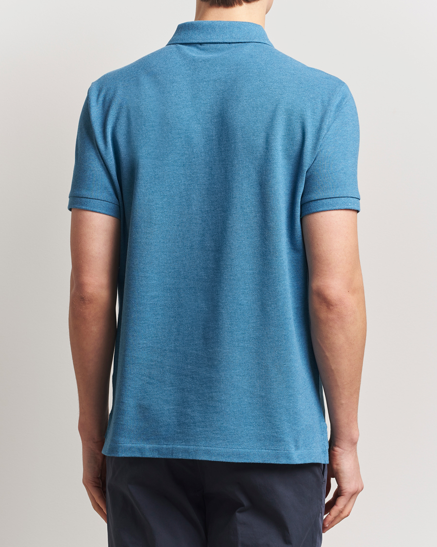 Men | Polo Shirts | Polo Ralph Lauren | Custom Slim Fit Polo Marine Heather