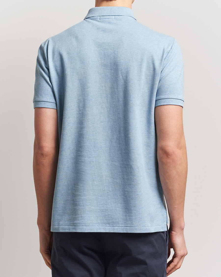 Men | Polo Shirts | Polo Ralph Lauren | Custom Slim Fit Polo Modern Blue Heather
