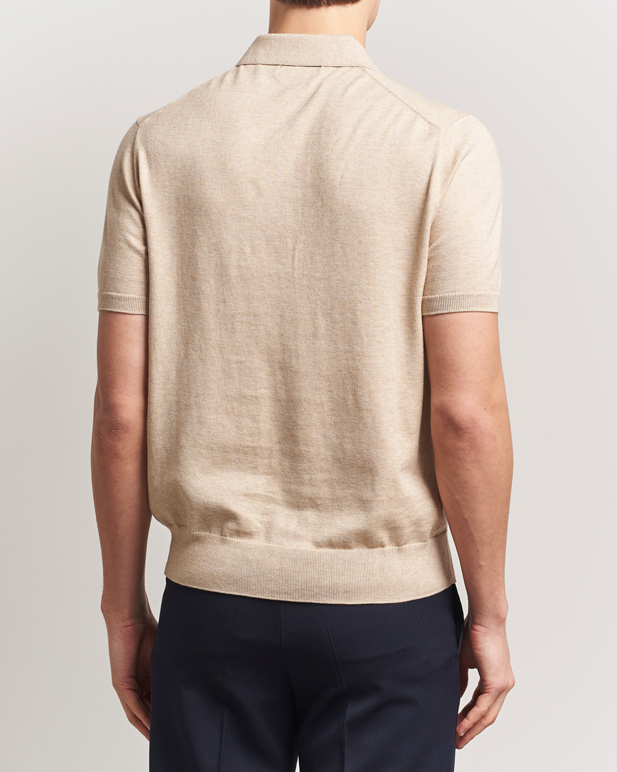 Men | Polo Shirts | Polo Ralph Lauren | Cotton Knitted Polo Dune Melange