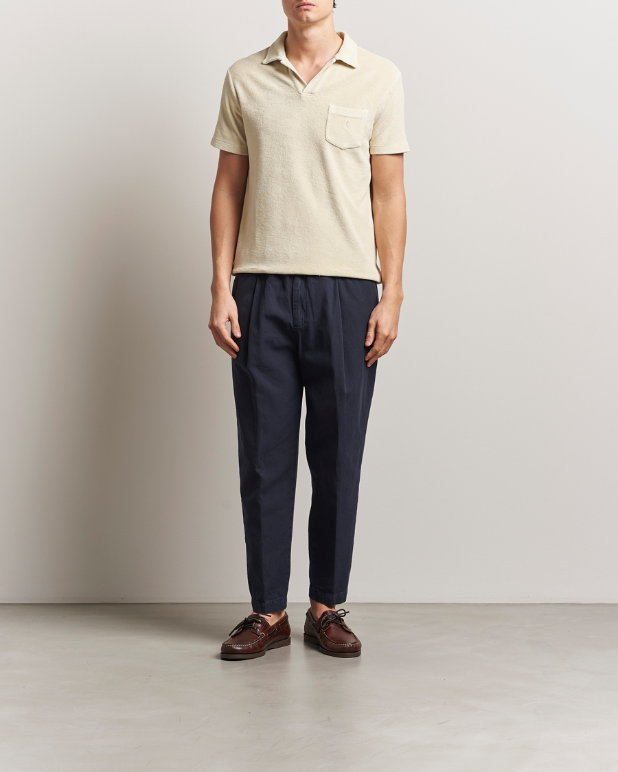 Men | Polo Shirts | Polo Ralph Lauren | Cotton Terry Polo Natural