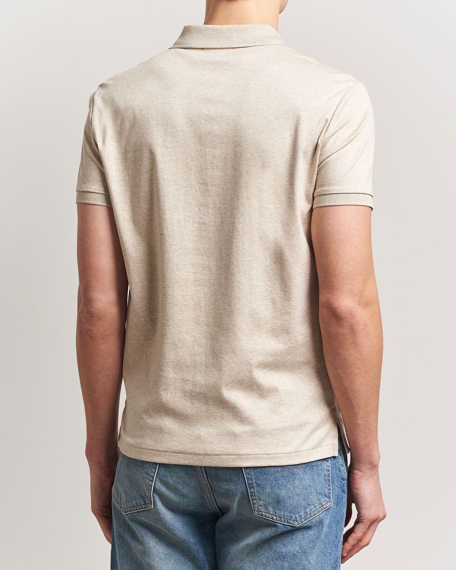 Polo Ralph Lauren Luxury Pima Cotton Polo Expedition Dune Heather