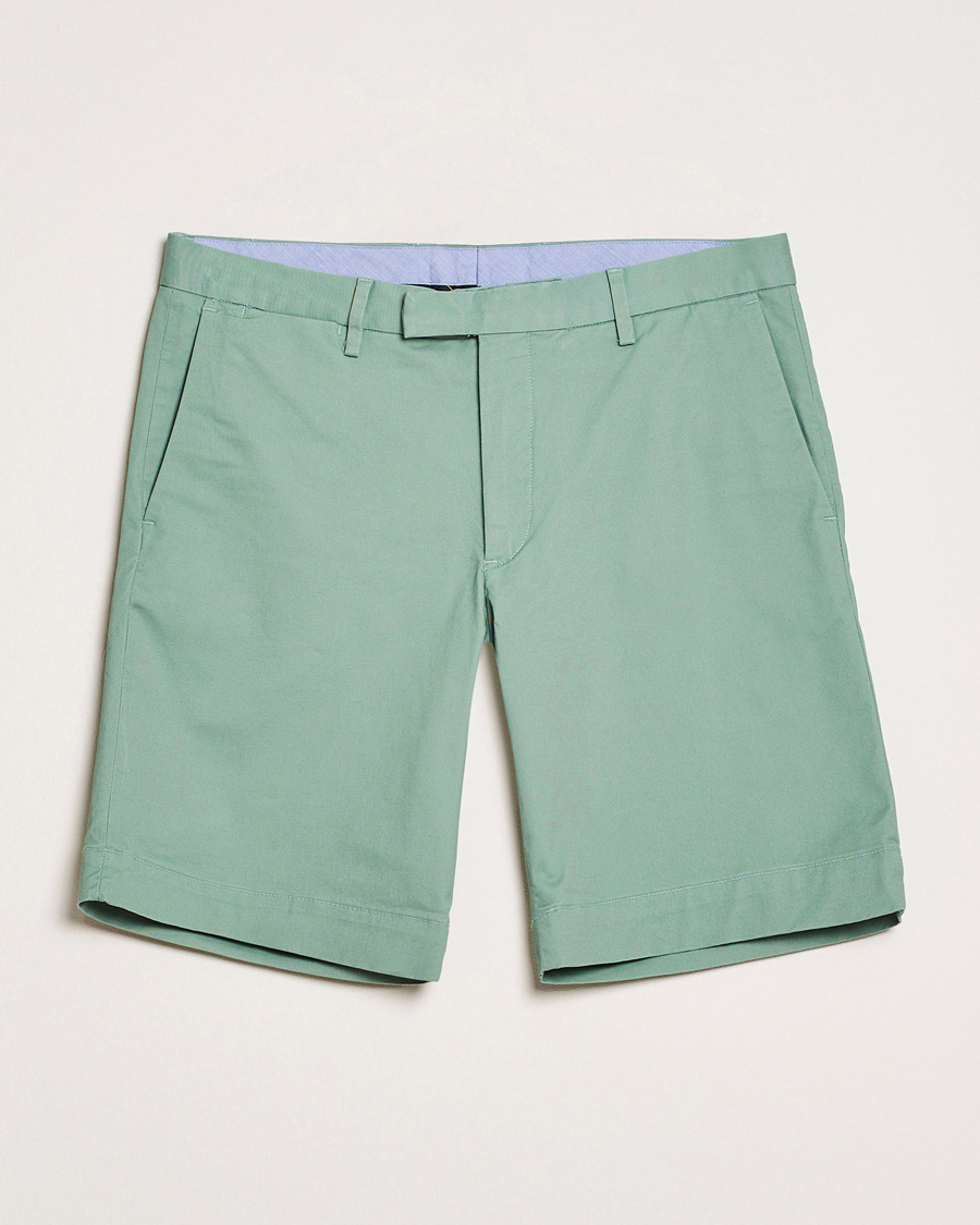 Men | Shorts | Polo Ralph Lauren | Tailored Slim Fit Shorts Faded Mint