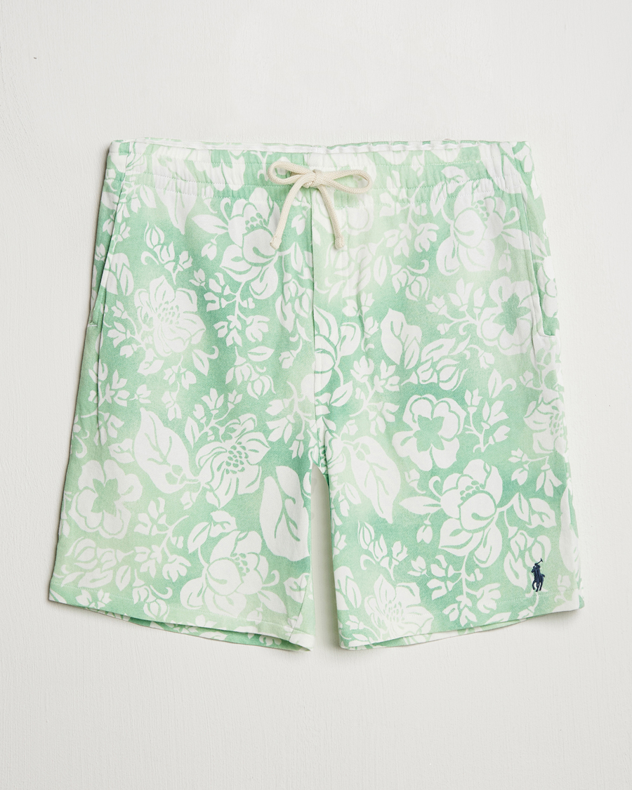 Men | Shorts | Polo Ralph Lauren | Spa Terry Shorts Flower Pistacho