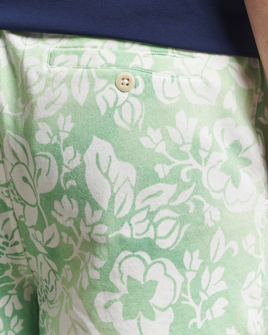 Men | Shorts | Polo Ralph Lauren | Spa Terry Shorts Flower Pistacho
