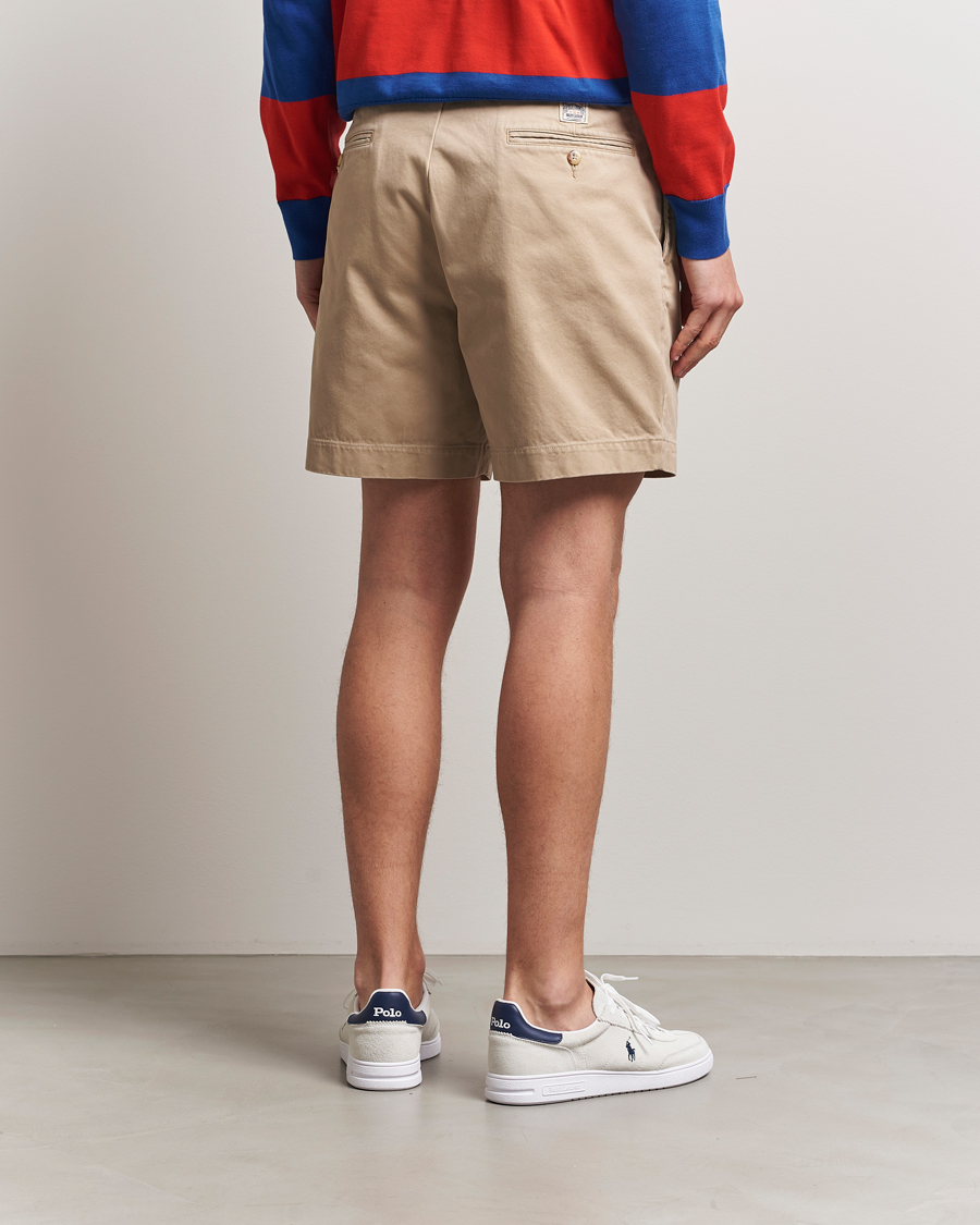 Men | Shorts | Polo Ralph Lauren | Cormac Pleated Shorts RL Khaki