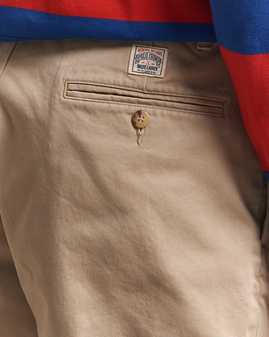 Men | Shorts | Polo Ralph Lauren | Cormac Pleated Shorts RL Khaki