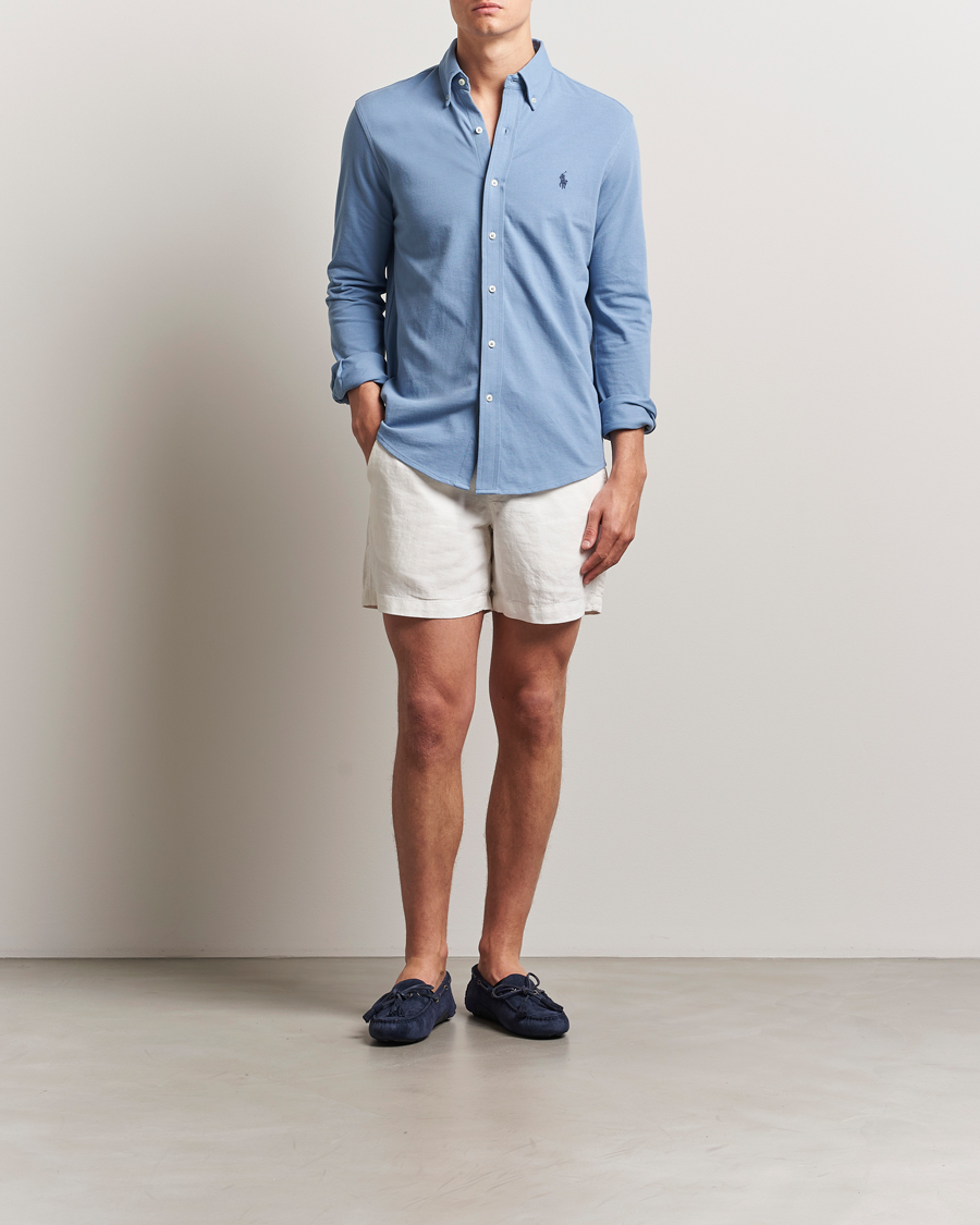 Men | Shorts | Polo Ralph Lauren | Prepster Linen Shorts Deckwash White