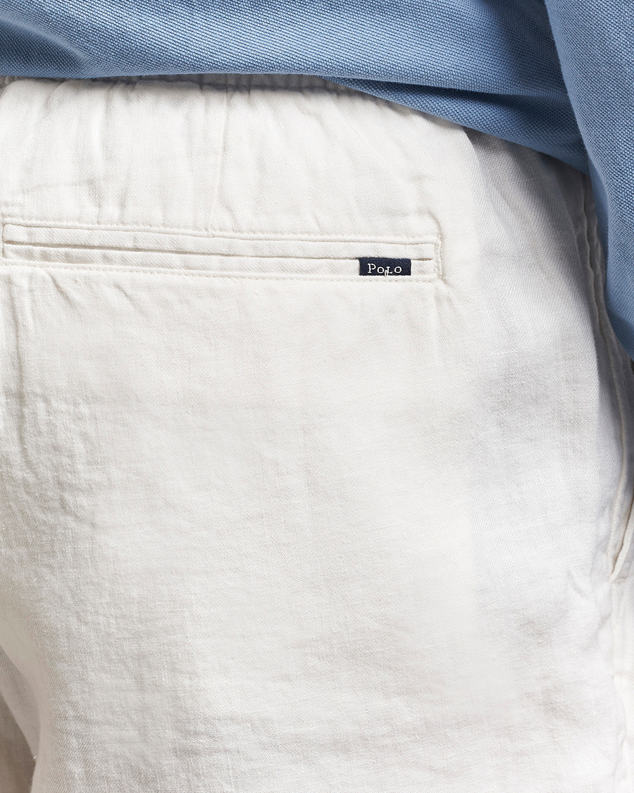 Men | Shorts | Polo Ralph Lauren | Prepster Linen Shorts Deckwash White