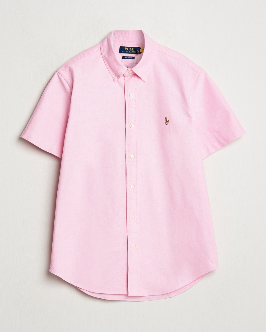 Men | Shirts | Polo Ralph Lauren | Short Sleeve Oxford Shirt New Rose