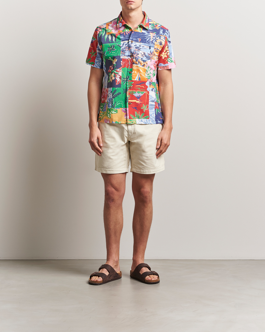 Men | Shirts | Polo Ralph Lauren | Short Sleeve Flower Shirt Beach Patchwork