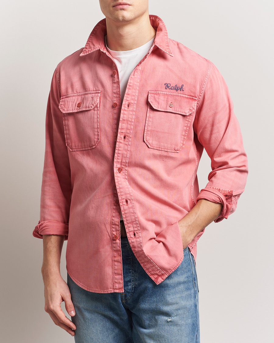 Polo Ralph Lauren Garment Dyed Overshirt Nantucket Red at