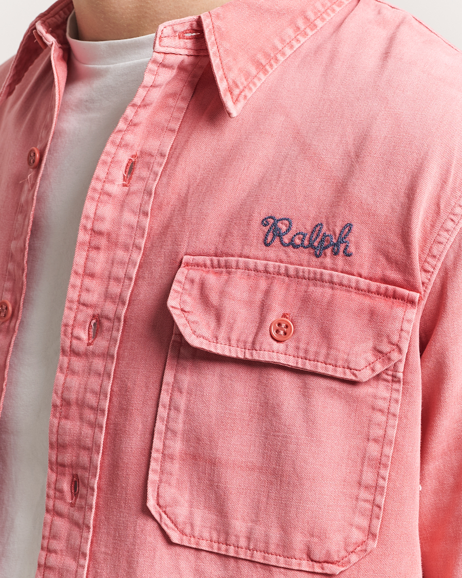 Men | Shirts | Polo Ralph Lauren | Garment Dyed Overshirt Nantucket Red