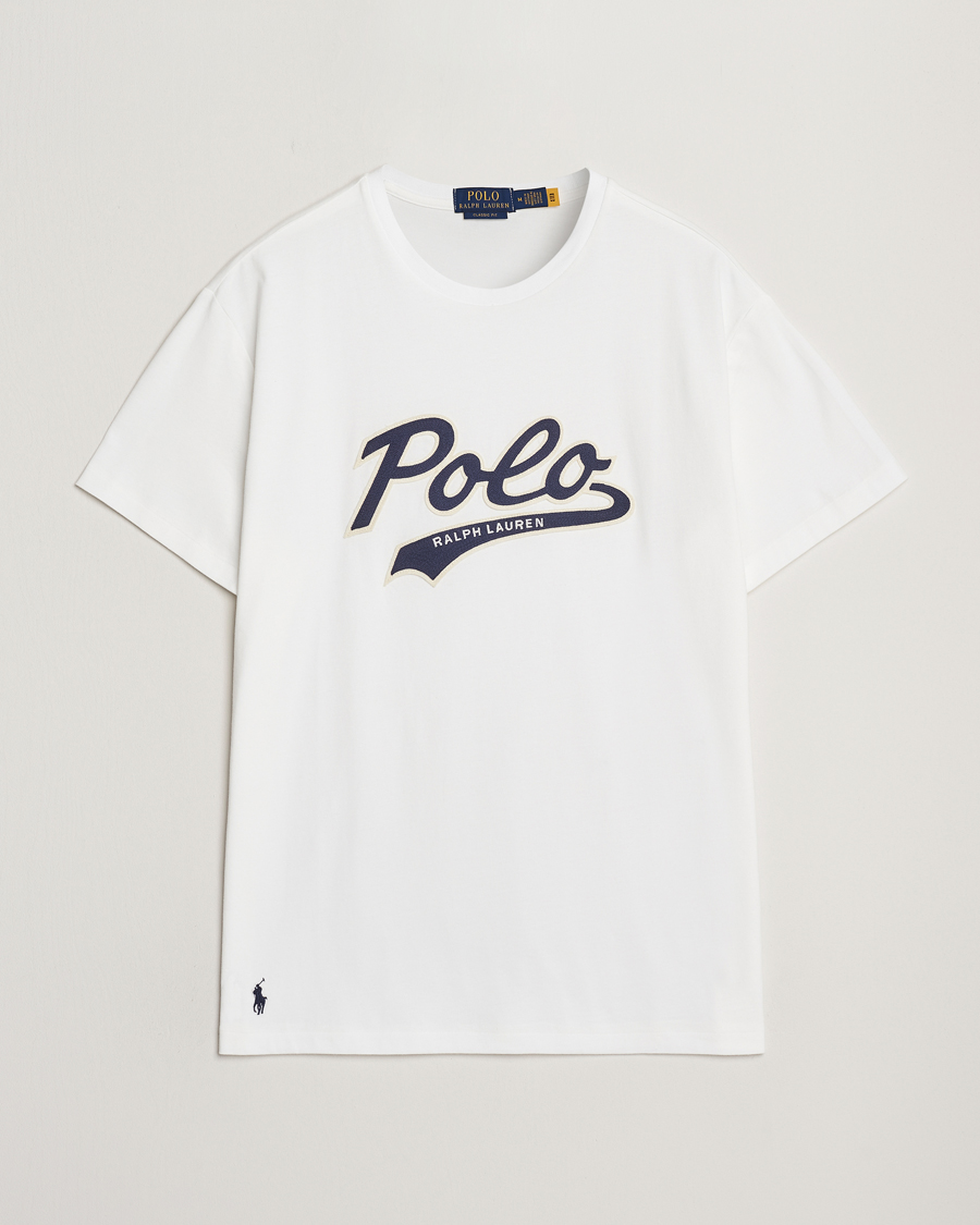 Men | T-Shirts | Polo Ralph Lauren | Crew Neck Logo T-Shirt White