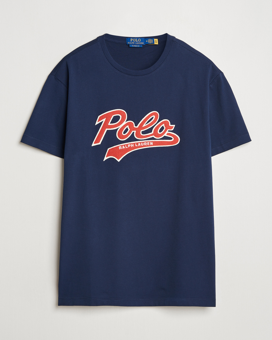 Men | T-Shirts | Polo Ralph Lauren | Crew Neck Logo T-Shirt Cruise Navy