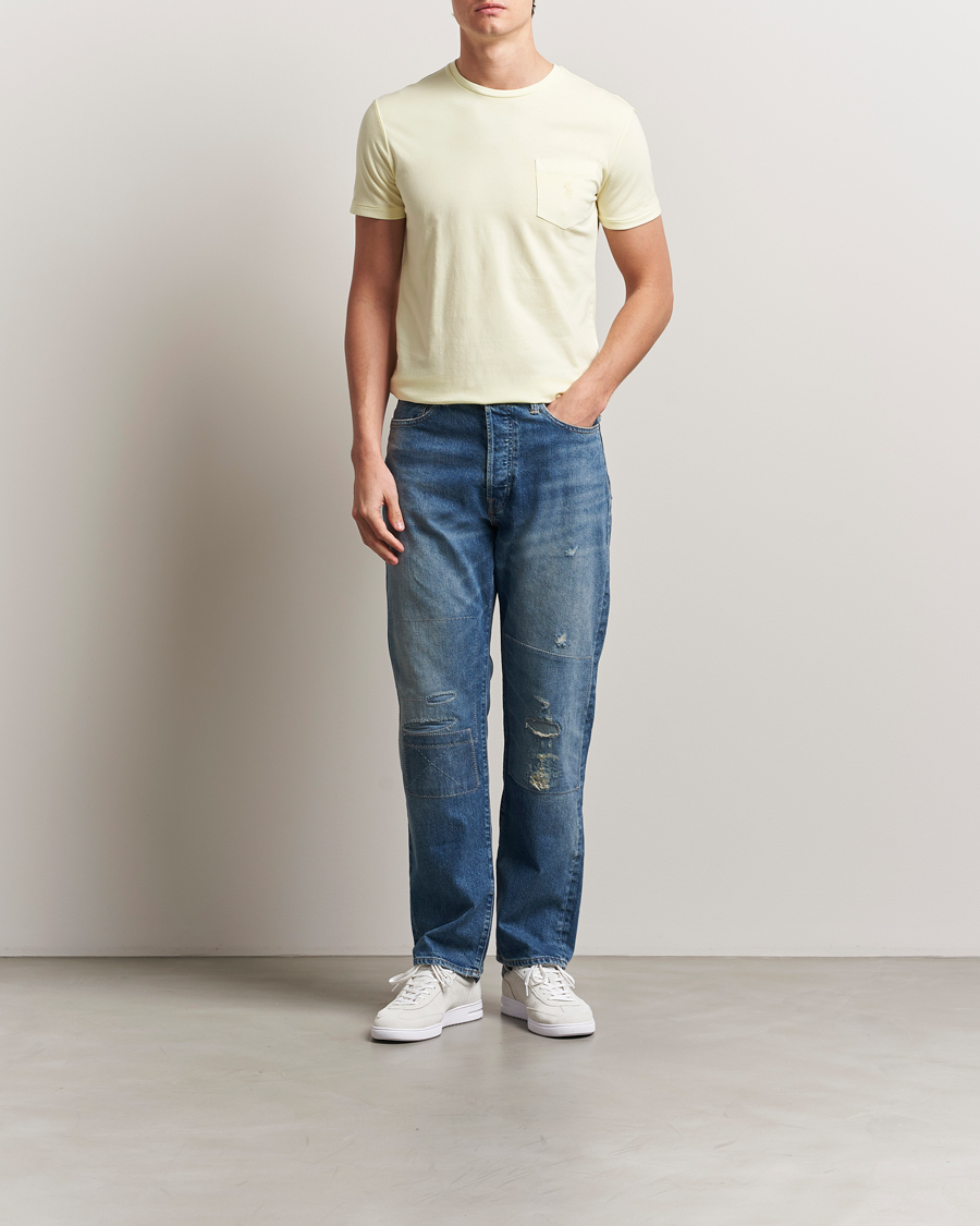 Men | T-Shirts | Polo Ralph Lauren | Crew Neck Pocket T-Shirt Lime