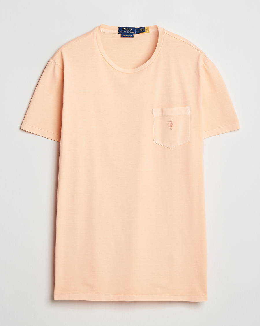 Men | T-Shirts | Polo Ralph Lauren | Crew Neck Pocket T-Shirt Amber