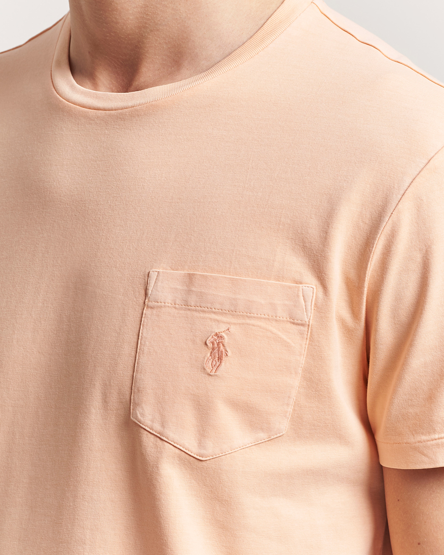 Men | T-Shirts | Polo Ralph Lauren | Crew Neck Pocket T-Shirt Amber
