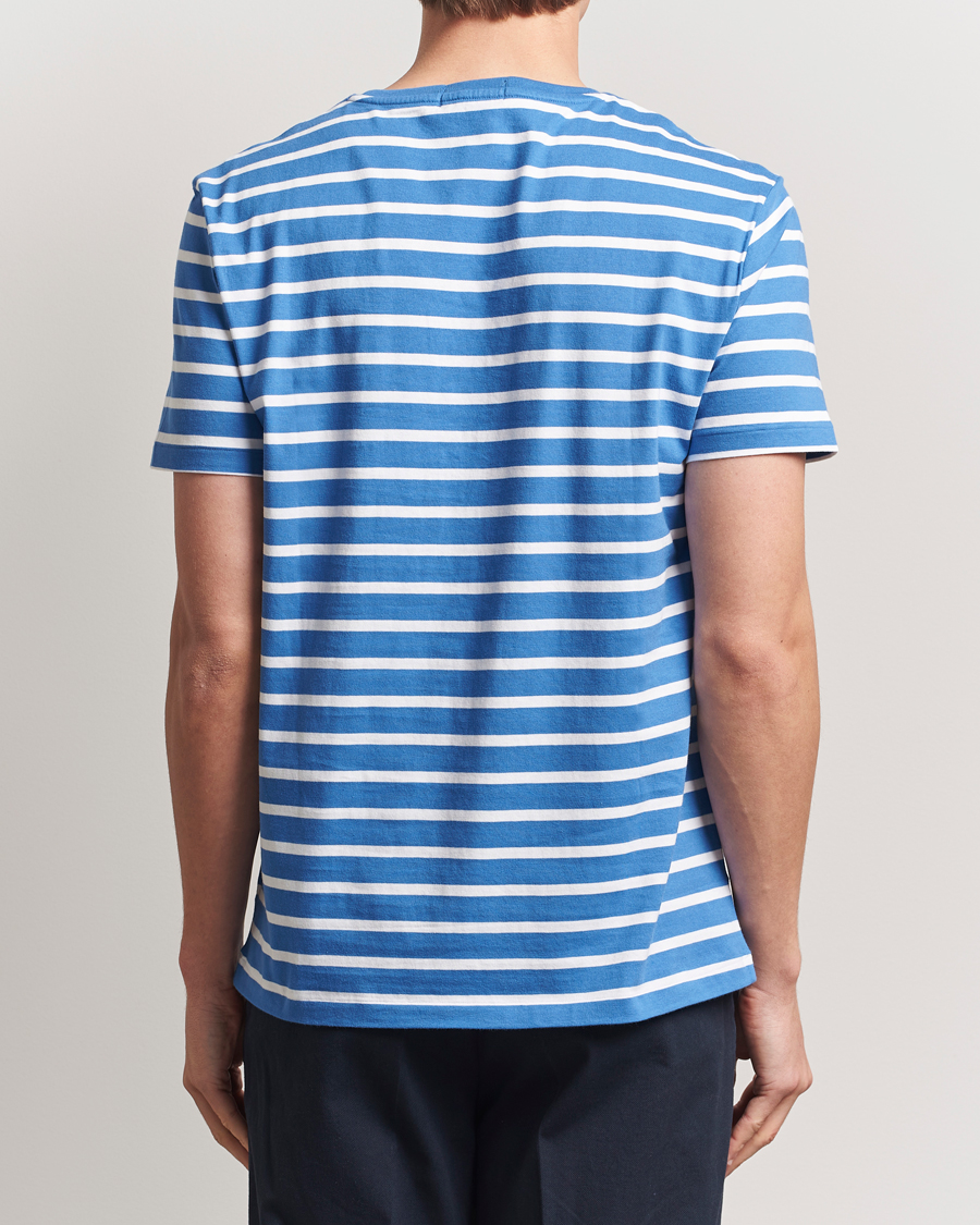 Men | T-Shirts | Polo Ralph Lauren | Custom Slim Fit Striped T-Shirt Embayment Blue/White