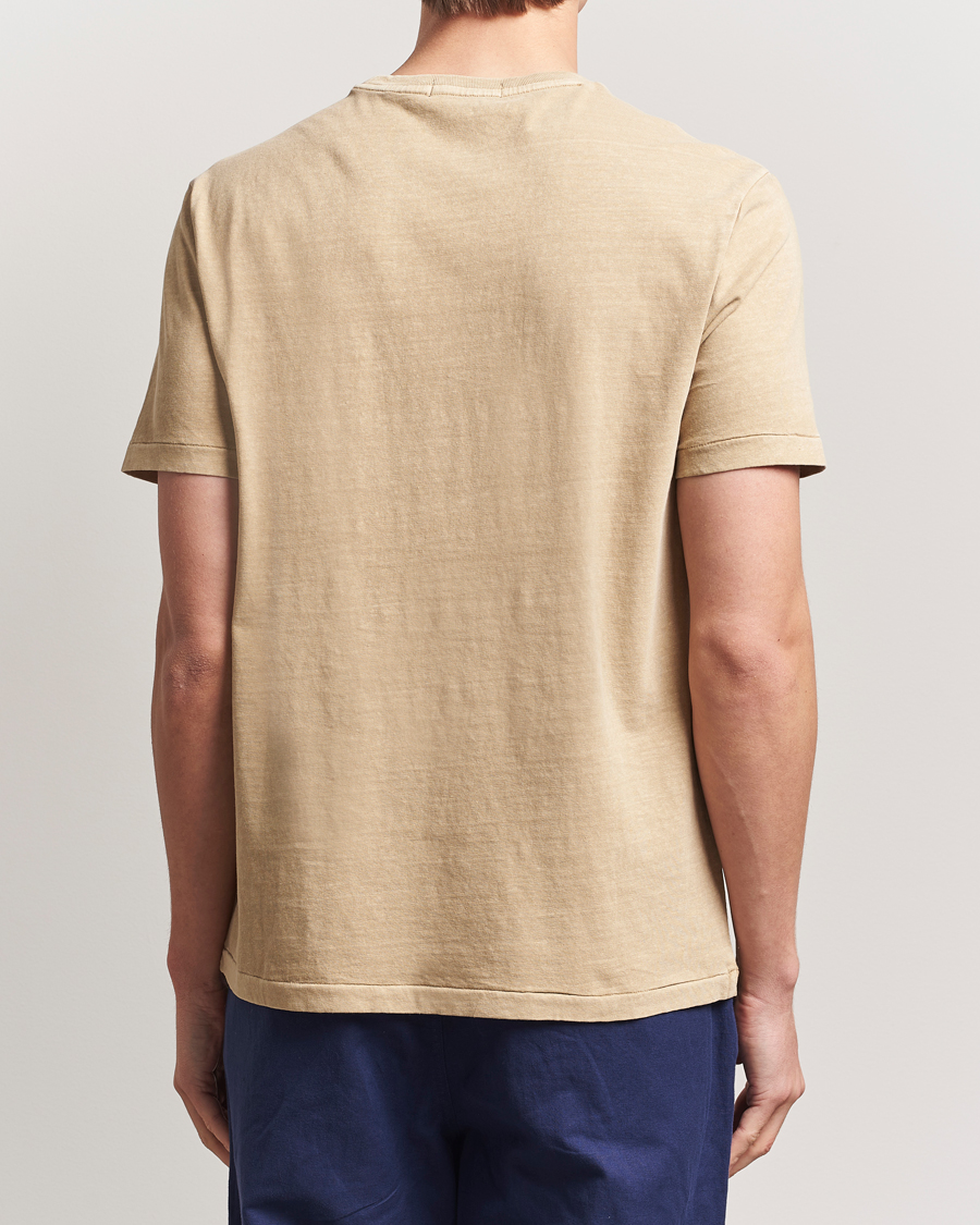 Men | T-Shirts | Polo Ralph Lauren | Cotton Linen T-Shirt Coastal Beige