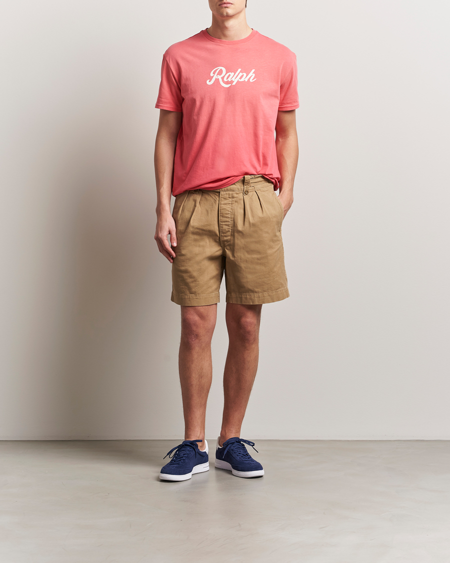 Men | T-Shirts | Polo Ralph Lauren | Printed Ralph T-Shirt Pale Red