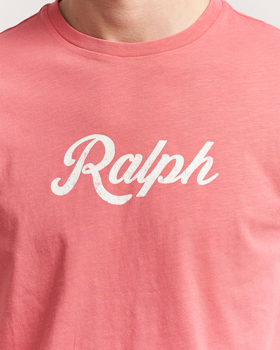 Men | T-Shirts | Polo Ralph Lauren | Printed Ralph T-Shirt Pale Red