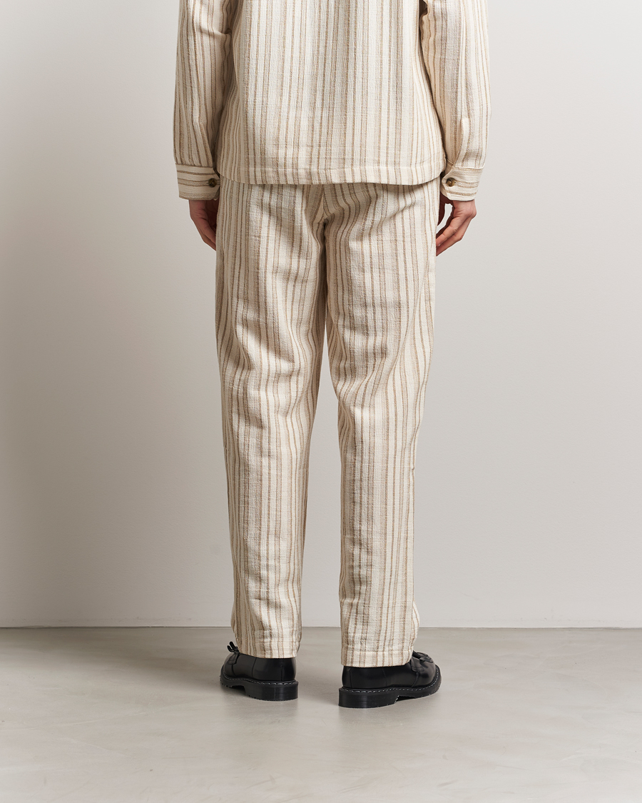 Men | Trousers | LES DEUX | Houston Stripe Cotton Pants Ivory