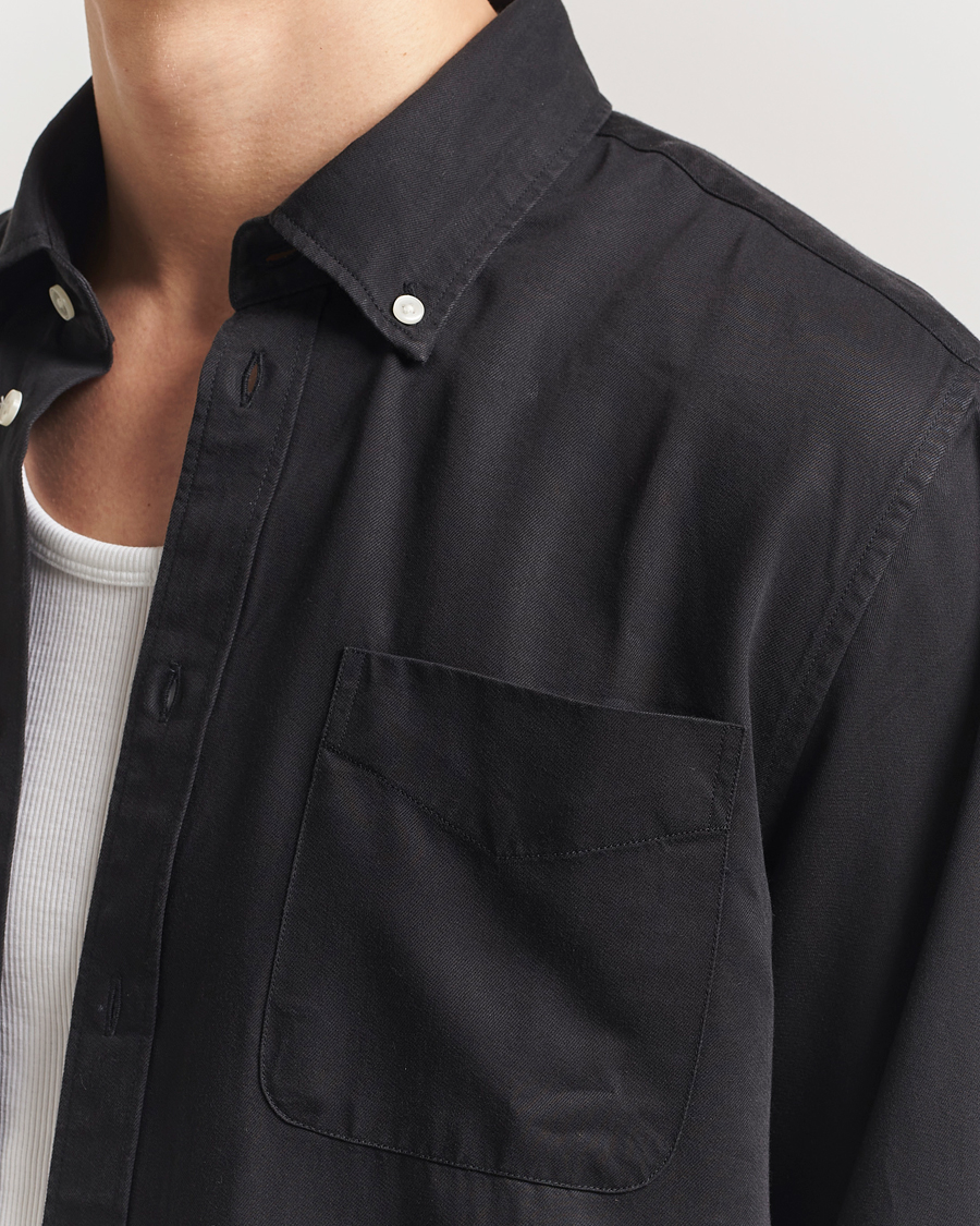 Men | Shirts | LES DEUX | Kent Tencel Shirt Black