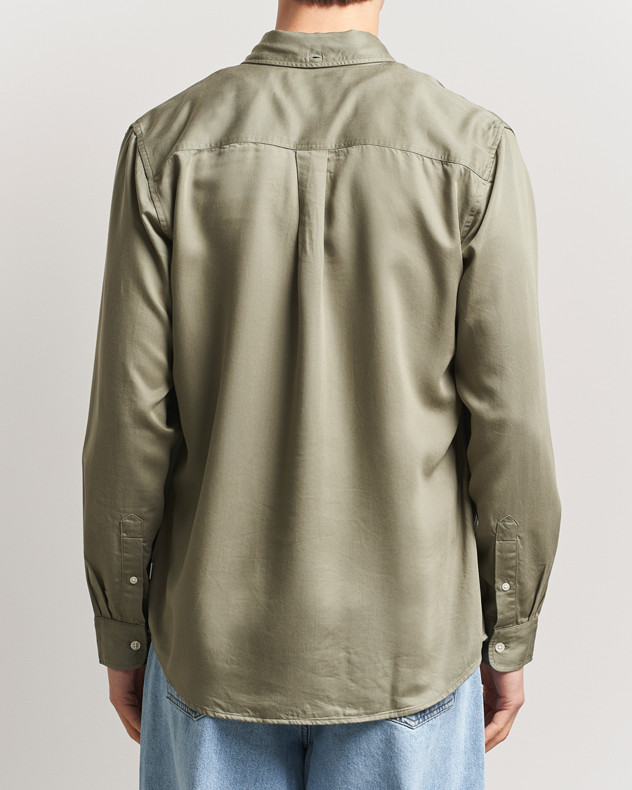 Men | Shirts | LES DEUX | Kent Tencel Shirt Lichen Green