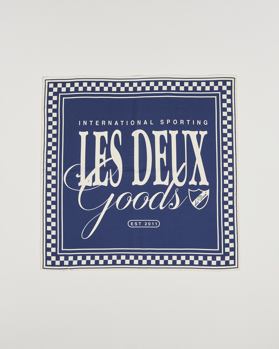 Men | Les Deux Goods Tencel Neckercheif Blue | LES DEUX | Goods Tencel Neckercheif Blue