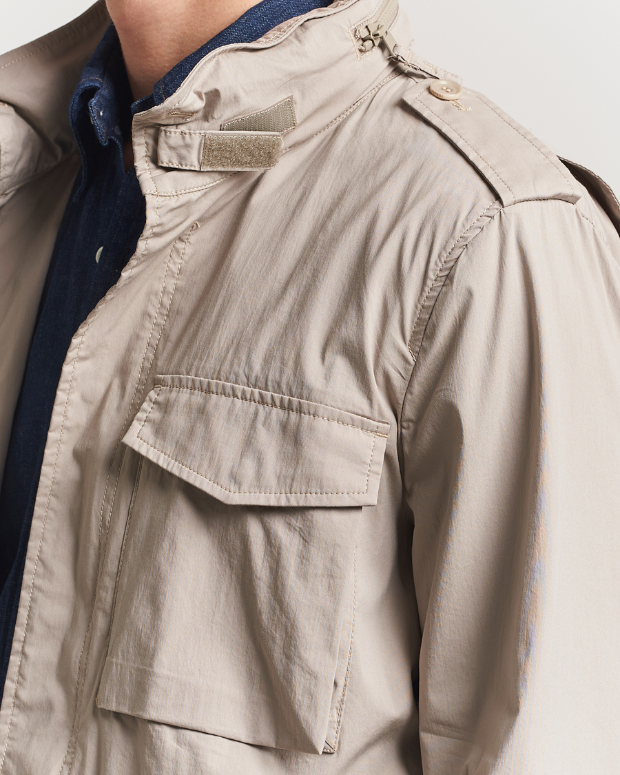 Men | Coats & Jackets | Aspesi | Lightweight Cotton Field Jacket Beige
