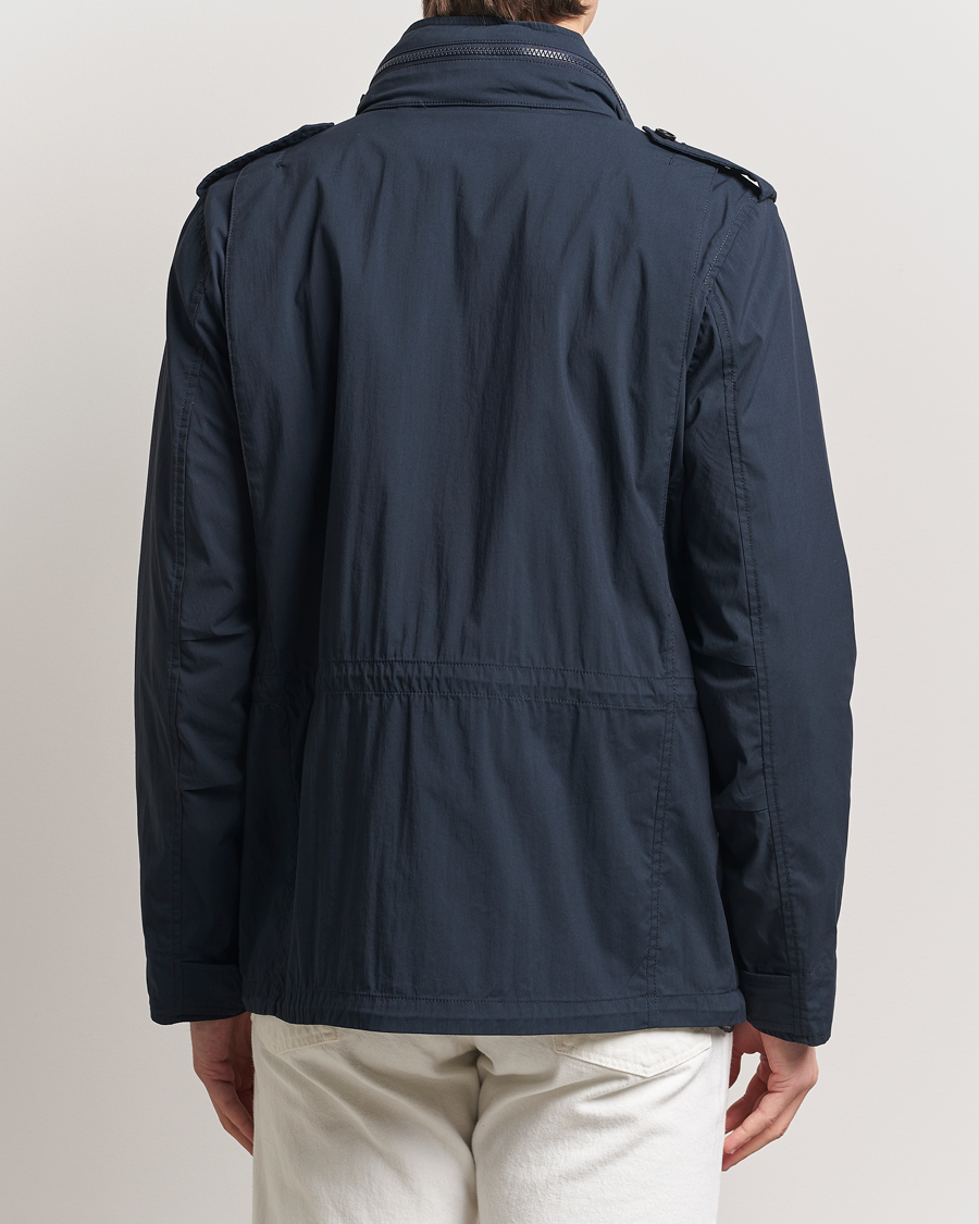 Men | Coats & Jackets | Aspesi | Lightweight Cotton Field Jacket Navy