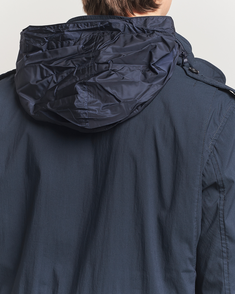 Men | Coats & Jackets | Aspesi | Lightweight Cotton Field Jacket Navy
