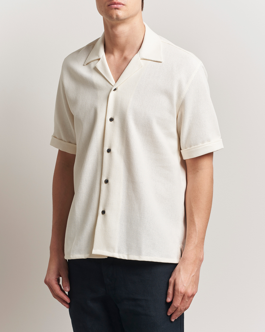 Men | Shirts | Peregrine | Quay Cuban Collar Shirt White