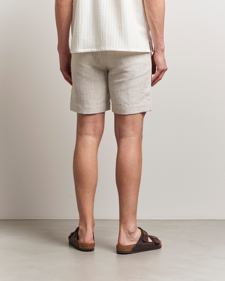 Men | Shorts | Peregrine | Grange Linen Shorts Natural