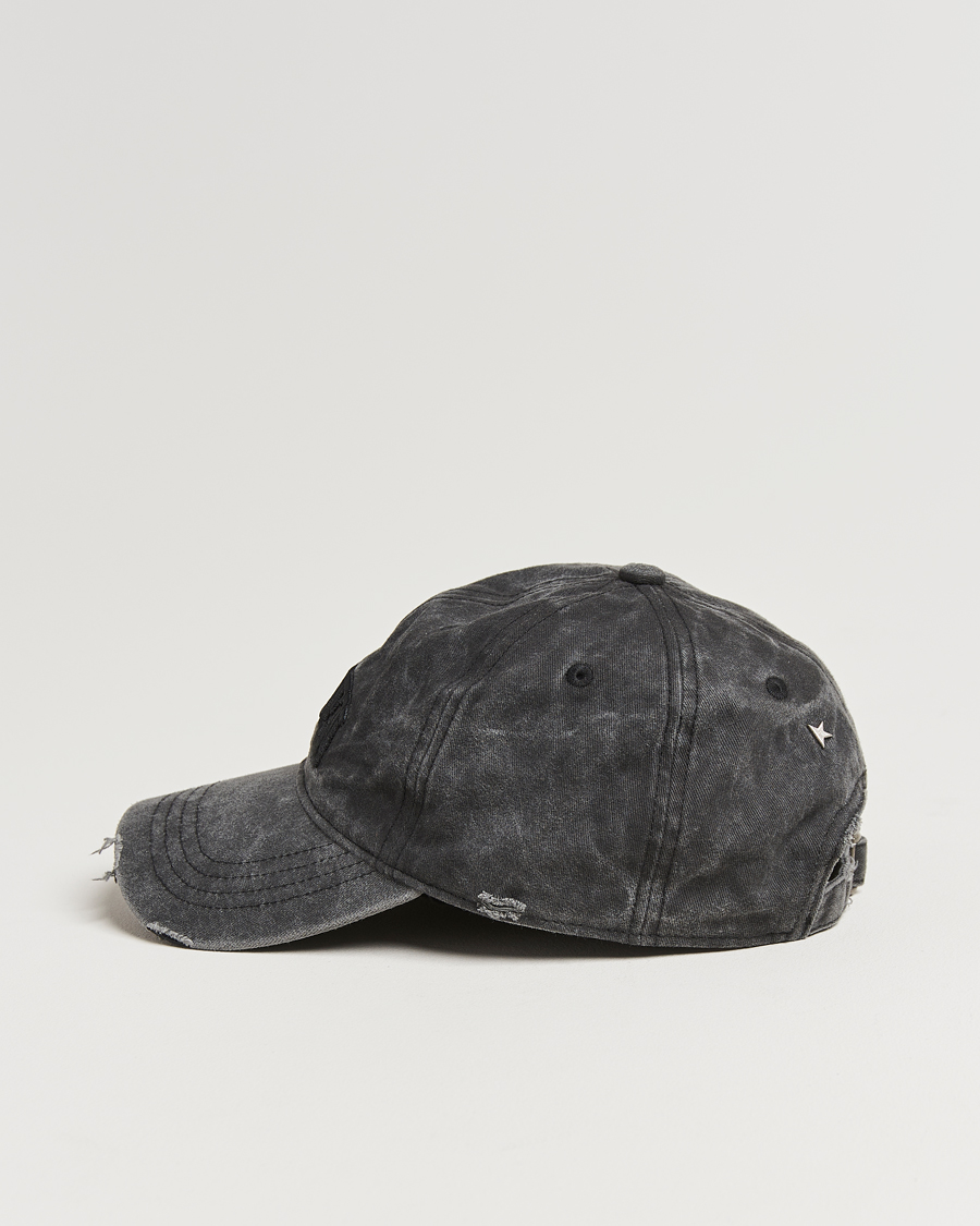GOLDEN  / ゴールデングース】 BASEBALL HAT Golden Goose Golden logo baseball cap - Black - Men | G28MA744A6