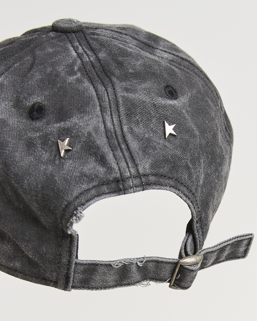 Men | Golden Goose Cotton Twill Baseball Cap Anthracite | Golden Goose | Cotton Twill Baseball Cap Anthracite