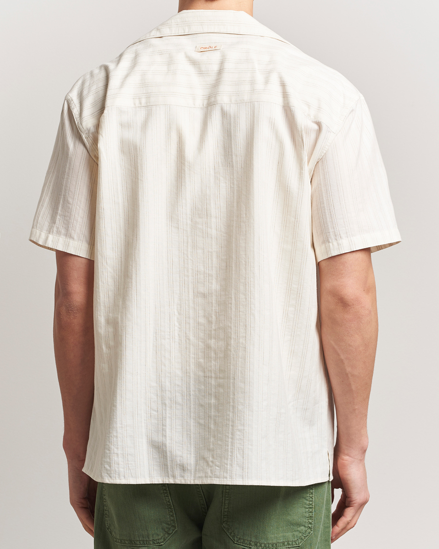 Men | Shirts | Drôle de Monsieur | Cuban Shirt Ecru