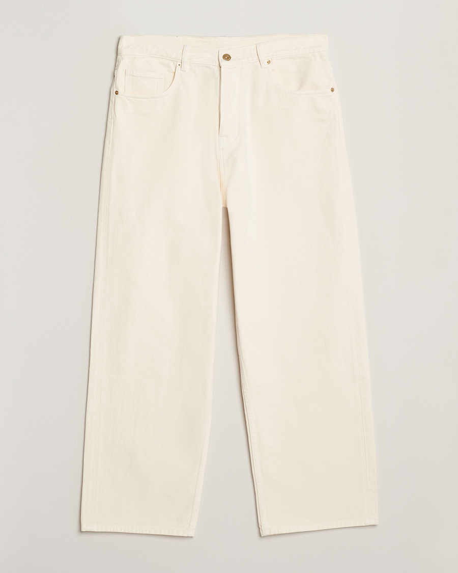 Men | Jeans | Drôle de Monsieur | Wide Fit Jeans Off White