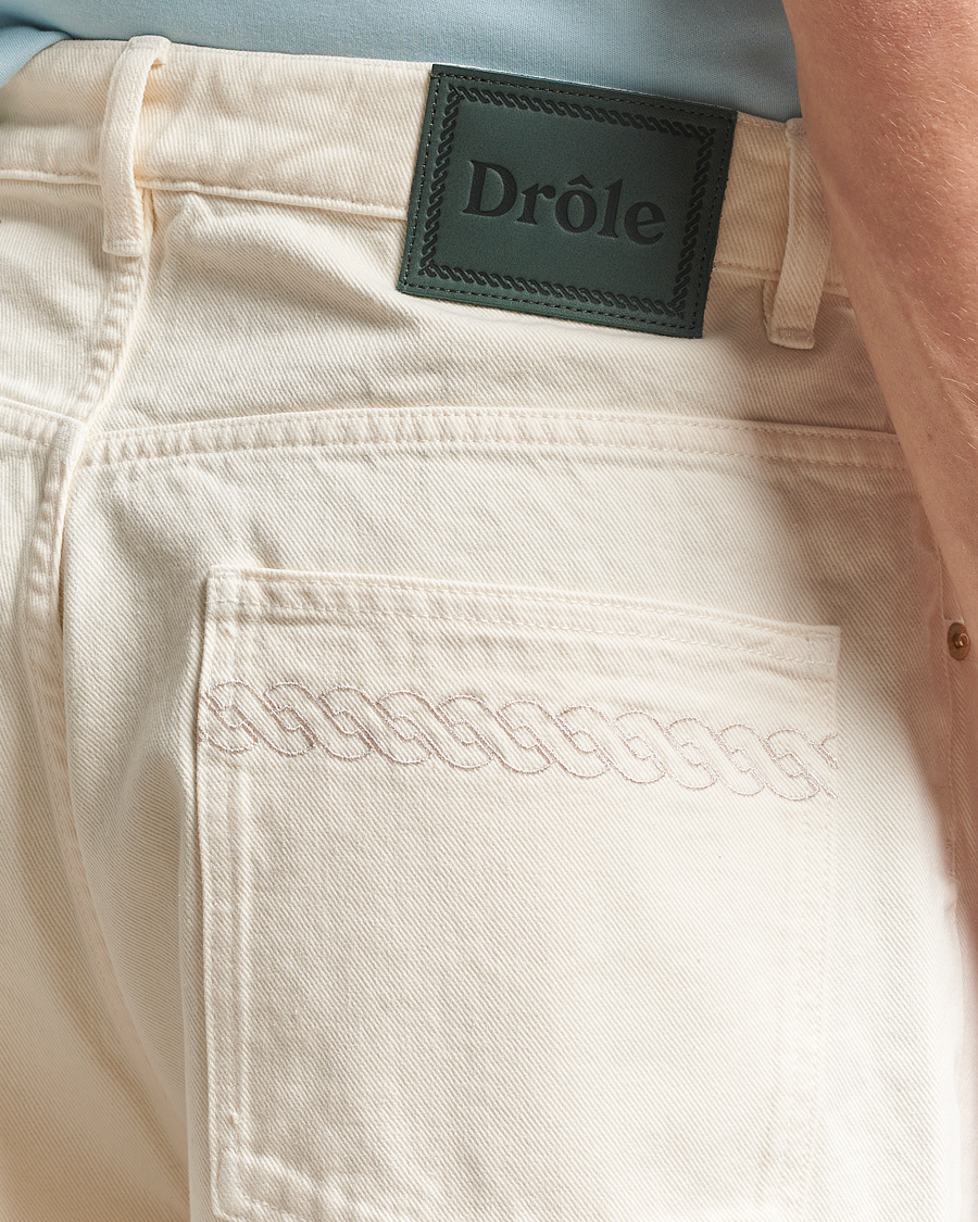 Men | Jeans | Drôle de Monsieur | Wide Fit Jeans Off White