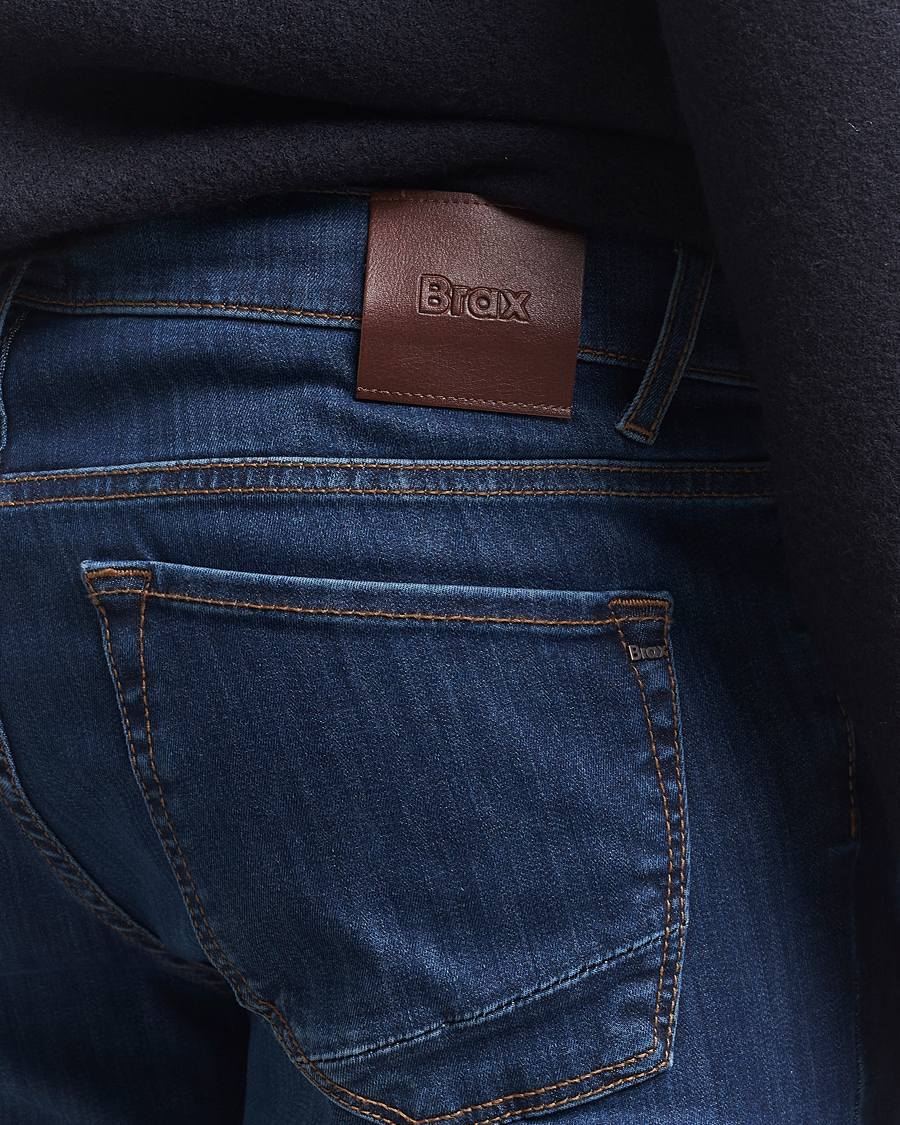 Men | Jeans | Brax | Chuck Hi-Flex Denim Dark Used