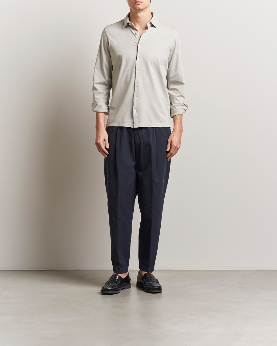 Men | Trousers | Briglia 1949 | Cotton/Linen Drawstring Pants Navy