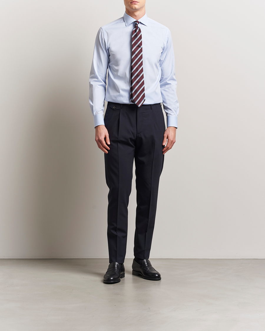 Men | Shirts | Brioni | Classic Dress Shirt Light Blue