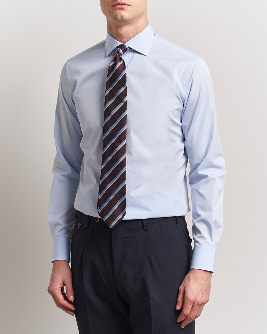 Men | Shirts | Brioni | Classic Dress Shirt Light Blue