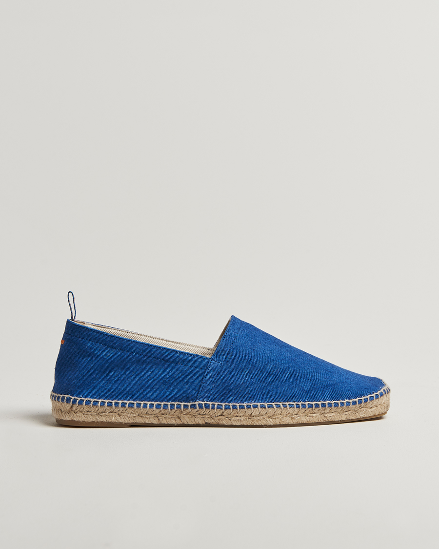 Men | Castañer Pablo Washed Canvas Espadrilles Ocean | Castañer | Pablo Washed Canvas Espadrilles Ocean